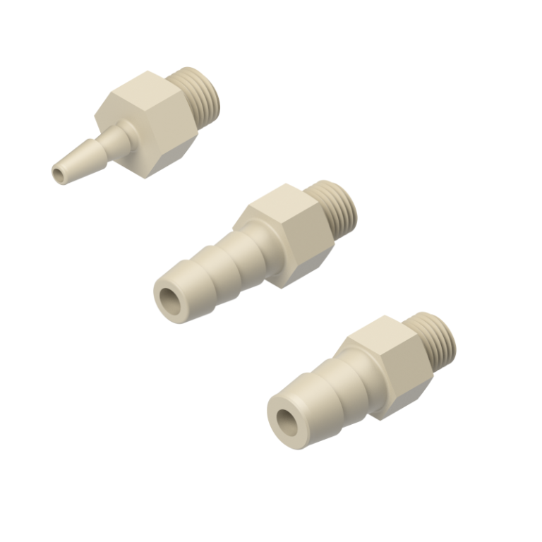 Polypropylene Barbed Fitting Pneumatic Systems